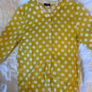 J.Crew Polka Dot Cardigan
